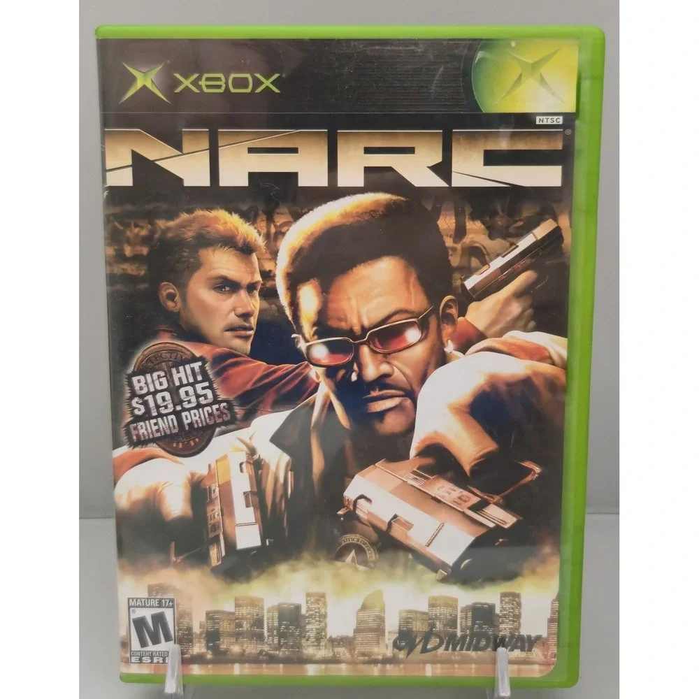 NARC‎ - Microsoft Xbox 2005 - Case & Disc (No Manual) - Tested & Working